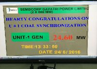 The Synchronization of Unit-1 in 2×660mw Super Critical Coal Fired Thermal Power Project Contracted by CNTIC Was Succeeded at Its First Try